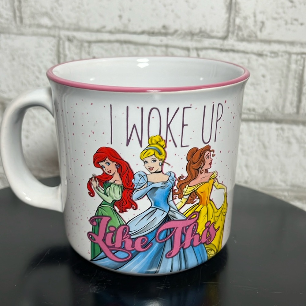 Disney Princesses I woke up like this coffee tea mug